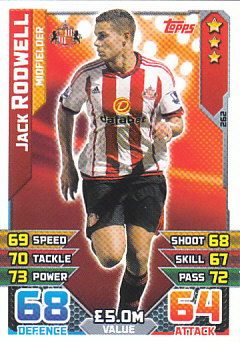 Jack Rodwell Sunderland 2015/16 Topps Match Attax #262